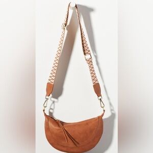 Anthropologie Mini Luna Crossbody Bag - Tan
